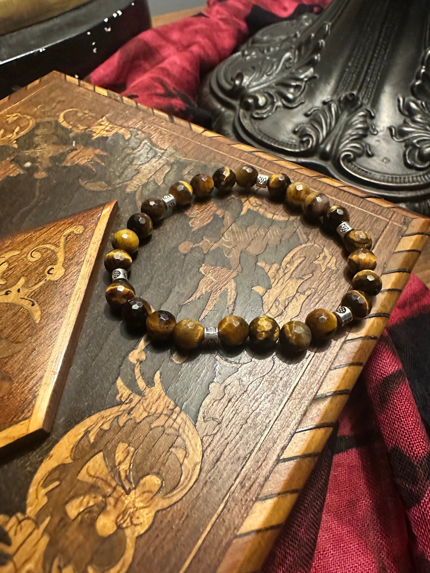 Faceted Tiger Eye Bracelet (Small)