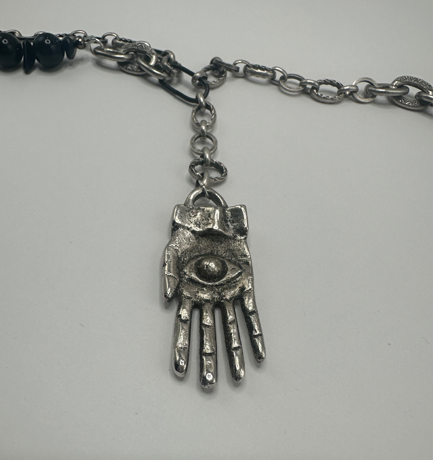 Blue Sandstone Amulet of True Seeing
