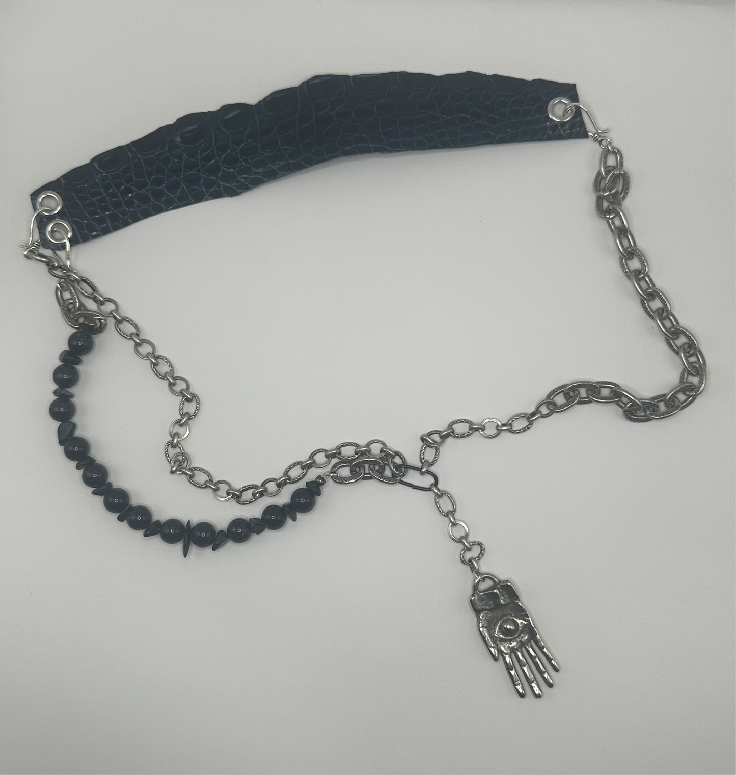 Blue Sandstone Amulet of True Seeing