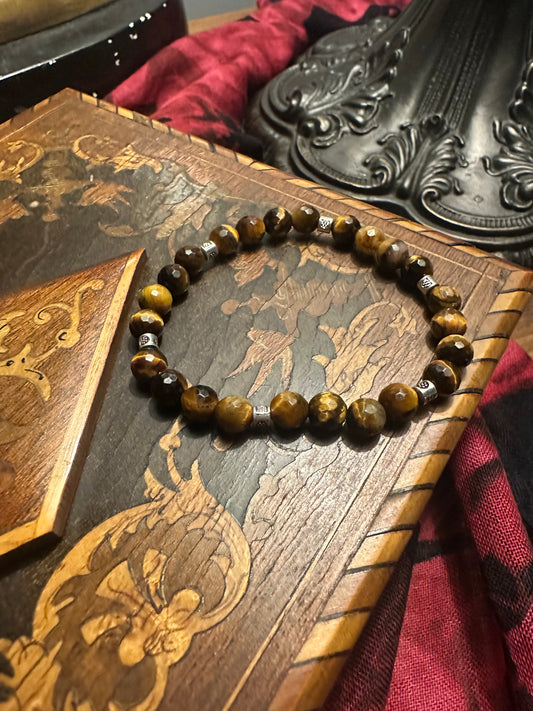 Faceted Tiger Eye Bracelet (Small)